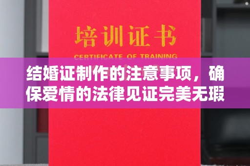 巍山结婚证制作的注意事项，确保爱情的法律见证完美无瑕
